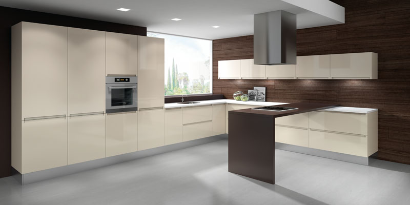Cocina lacada