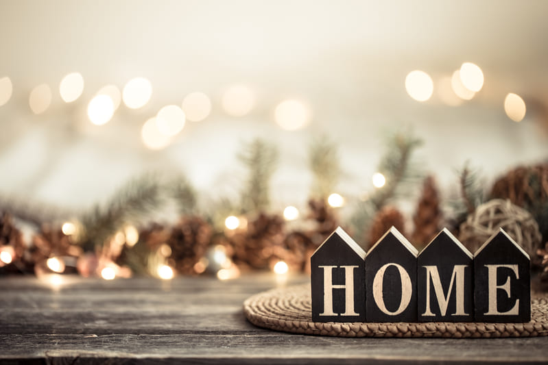 Decoración con madera para disfrutar de tu casa en Navidad