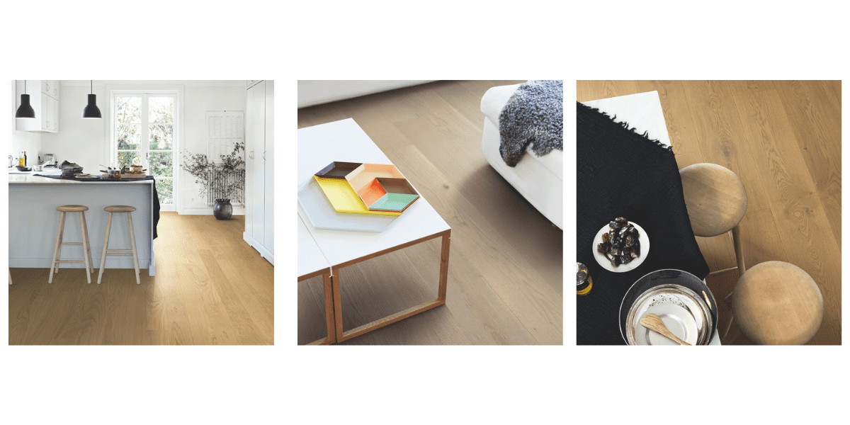 Diferentes opciones de tarima de madera flotante o parquet Diferentes opciones de tarima de madera flotante o parquet