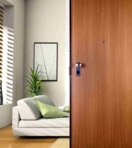 Puertas acorazdas de diseño de madera.